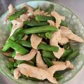 菜菜 的 肉絲炒醜豆 cooksnap