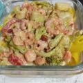 El cooksnap de Jhonatan Giraldo Gutièrrez cuando hizo Salsa blanca con camarones y brócoli.