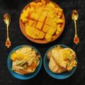 Mukti Bhargava का कुकस्नैप जब उन्होंने मैंगो कुल्फी आइसक्रीम (Mango kulfi ice-cream recipe in Hindi) बनाया था।