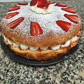 El cooksnap de Maria Del Mar Cotilla Atencia cuando hizo Tarta de fresas con nata.