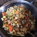 Cooksnap wawa semasa beliau membuat Paprik Campur.