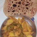 Garima Sharma का कुकस्नैप जब उन्होंने आलू शिमला मिर्च सब्जी (दादी के तरीके से) (Aloo shimla mirch sabzi recipe in hindi) बनाया था।