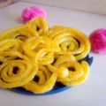 Kashmira Bhuva's cooksnap of when they made ઇન્સ્ટન્ટ જલેબી (Instant Jalebi Recipe In Gujarati).
