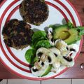 El cooksnap de Sacabu@gmail.com cuando hizo Hamburguesas berenjena.
