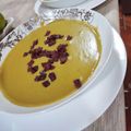El cooksnap de Osvaldo Riquelme cuando hizo Crema de Arvejas Partidas.