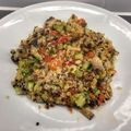El cooksnap de Iban cuando hizo Quinoa salteada con verduras.