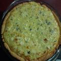 El cooksnap de Claudia cuando hizo Tarta de cebolla y queso azul.