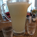 El cooksnap de Oli Gutierrez cuando hizo Agua de pepino.
