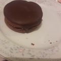 El cooksnap de Caro Mas cuando hizo Alfajores de chocolate.