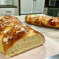 Chris Gan's cooksnap of when they made Tsoureki (Greek Easter Bread).