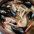El cooksnap de Javi B cuando hizo Zarzuela de pescados y marisco.