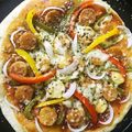 Ruma Guha Das Sharma's cooksnap of when they made চিকেন সসেজ পিৎজা(Chicken Sausage Pizza recipe in Bengali).