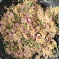 El cooksnap de anabel cuando hizo Revuelto de espárragos trigueros con jamón.