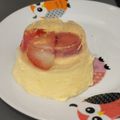 El cooksnap de Samanta Redfield cuando hizo Flan de mango y gelatina de fresa.