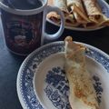 El cooksnap de Marisol Melgarejo cuando hizo Panqueques con manjar.