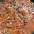 El cooksnap de Mtzortg cuando hizo Bistec y longaniza a la Mexicana con papas ❣🇲🇽❣🍴.