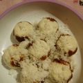 Cooksnap dari Achui Yovan untuk resep Kue Dongkal mini / Kue Berkel (kue beras & kelapa isi gula merah)
