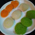Poonam Singh का कुकस्नैप जब उन्होंने ट्राई कलर इडली (tri color idli recipe in Hindi) बनाया था।