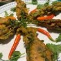 Tanzeena Mukherjee's cooksnap of when they made ধনেপাতার চপ (dhone patar chop recipe in Bengali).