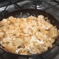 El cooksnap de Marta Marolla cuando hizo Tortilla de coliflor y pollo al horno.