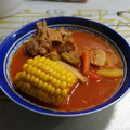 El cooksnap de Karl-Heinz Jentjens K. cuando hizo Mole de Olla (Caldo de Res Picante - Hot Beef Stew).