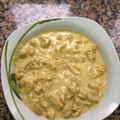 El cooksnap de Monica Alonso cuando hizo Pollo al curry.
