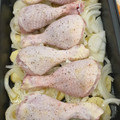 El cooksnap de Yessenia U.R cuando hizo Muslitos de pollo al horno con patatas encebolladas.