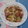 潘俊霖的(簡單料理) 的 【媽媽的味道】高麗菜炒臘肉 cooksnap