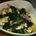 El cooksnap de Irenice cuando hizo Grelos con huevo y serrano.