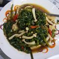 Cooksnap dari Yenyenn Tandiono untuk resep Cah Kangkung jamur kuping pedas