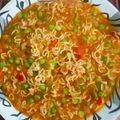 Neeta kamble का कुकस्नैप जब उन्होंने वेजिटेबल मैगी (Vegetable maggi recipe in Hindi) बनाया था।