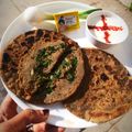 Noopur Alok Vaishnav 's cooksnap of when they made ગ્રીન મસાલેદાર રોટલો (Green Masaledar Rotlo Recipe In Gujarati).