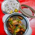 Falak Numa का कुकस्नैप जब उन्होंने बिहारी स्टाइल मटन करी (Bihari style mutton curry recipe in hindi) बनाया था।