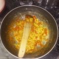 Subhash Meena's cooksnap of when they made Papad ki sabji.
