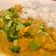 El cooksnap de Irene-Guirao cuando hizo Arroz con pollo y salsa de curry.