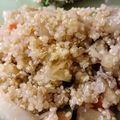 El cooksnap de Anastasia Estramil cuando hizo Berenjena & Quinoa.