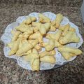 El cooksnap de Grisel Perdomo cuando hizo Pan con grasa o "cuernitos" de queso.