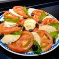 El cooksnap de Ganix Ereño cuando hizo Ensalada caprese.