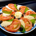 El cooksnap de Ganix Ereño cuando hizo Ensalada caprese.