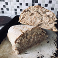 El cooksnap de Pao Mor cuando hizo Pan de harina integral sin amasado.
