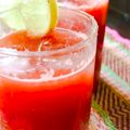Sampa Nath's cooksnap of when they made ওয়াটারমেলন জুস (watermelon juice recipe in Bengali).