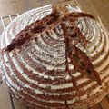 Ai 's cooksnap of when they made Sourdough rye bread with spelt and wheat (Dutch oven ver.).