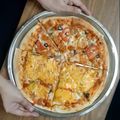 Bipasha Ismail Khan's cooksnap of when they made পিজ্জা মেনিয়া(pizza mania recipe in Bengali).