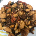 El cooksnap de Laura SMz cuando hizo Pollo con almendras estilo chino.