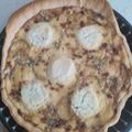 El cooksnap de Raquel Belvis cuando hizo Quiche de calabacín y queso de cabra.