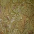 El cooksnap de Saul Mendoza cuando hizo Espagueti verde con crema de champiñón.