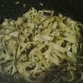 El cooksnap de monica st cuando hizo Pasta al pesto con espinacas y champiñones.