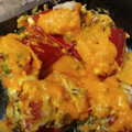 El cooksnap de Marvi cuando hizo Pimientos de piquillo rellenos de quinoa, pollo y verduras.