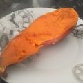 El cooksnap de Ainoa Doñas cuando hizo Boniato asado al horno.