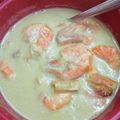 Cooksnap Norhasimah Sabarudin semasa beliau membuat Udang galah masak lemak cili padi.